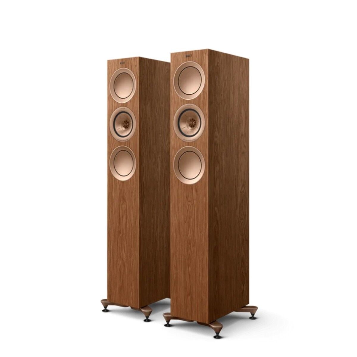 KEF R5 Meta Kule Tipi Hoparlör Walnut
