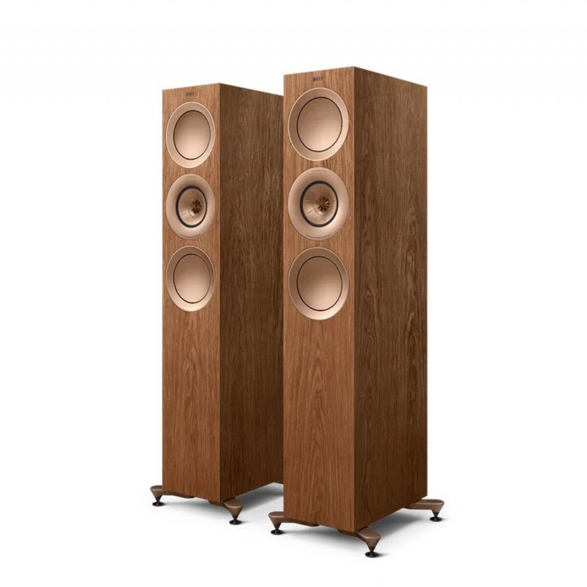 KEF R7 Meta Kule Tipi Hoparlör Walnut