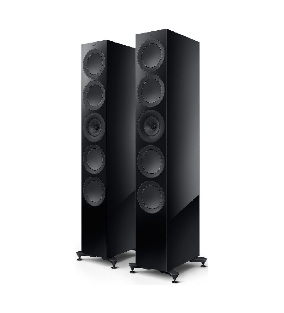 KEF R11 Meta Kule Tipi Hoparlör Gloss Black