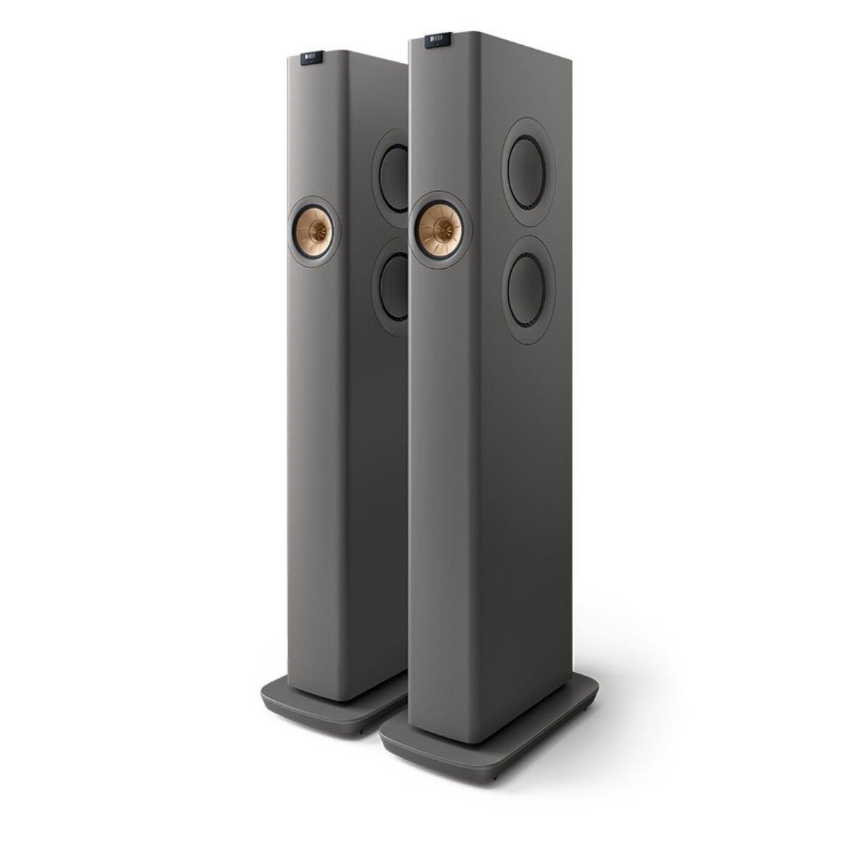 KEF LS60 Wireless Aktif Bluetooth Hoparlör Titanium Grey