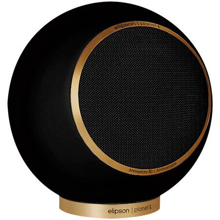 Elipson Planet L 2.0 Gold Edition Hoparlör 80 Years Anniversary Speaker Black Satin/Gold 