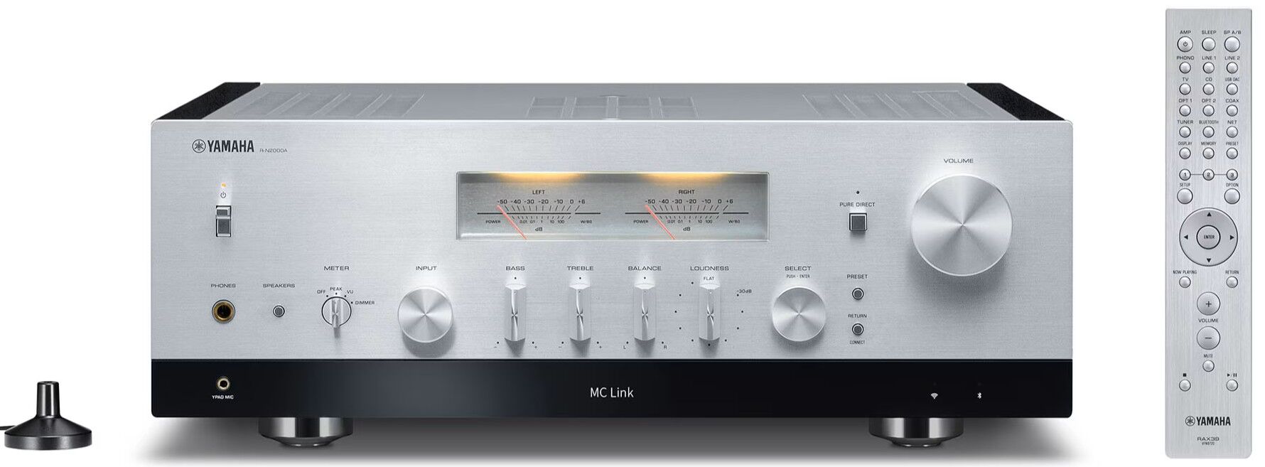 Yamaha R-N2000A Musiccast Network Stereo Receiver Silver
