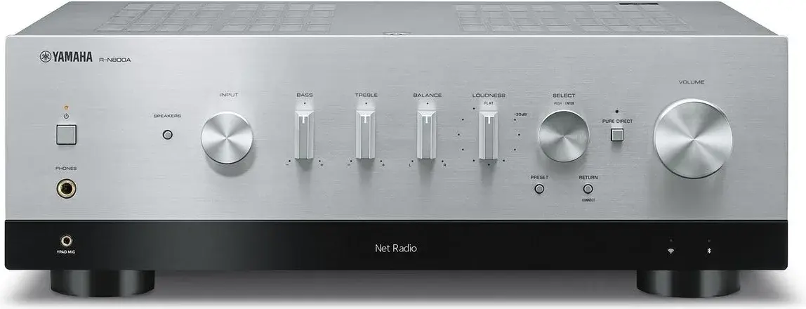 Yamaha R-N800A Musiccast Network Stereo Receiver Silver