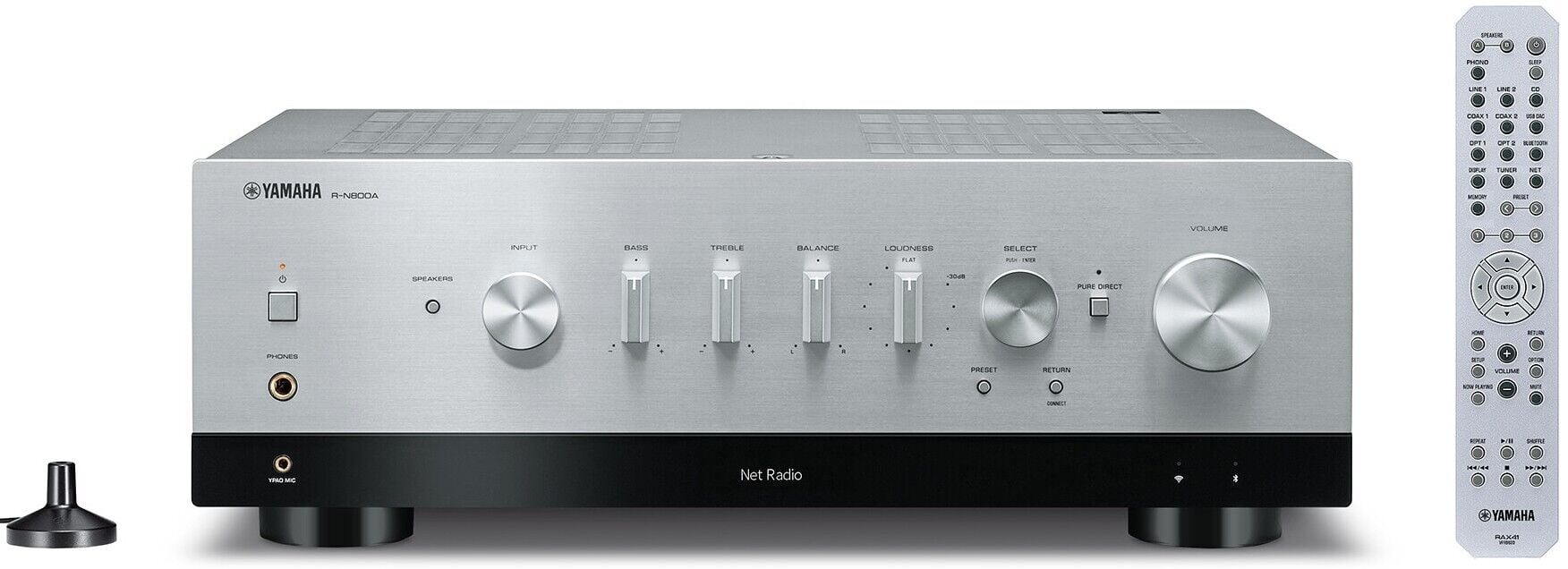 Yamaha R-N800A Musiccast Network Stereo Receiver Silver