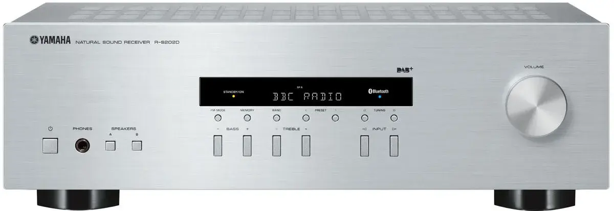Yamaha R-S202D Stereo Receiver Silver