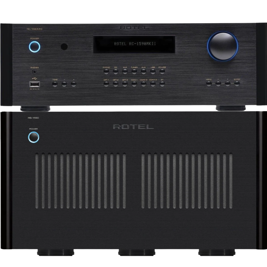 Rotel RC-1590 MKII & RB-1590 Pre - Power Amplifikatör