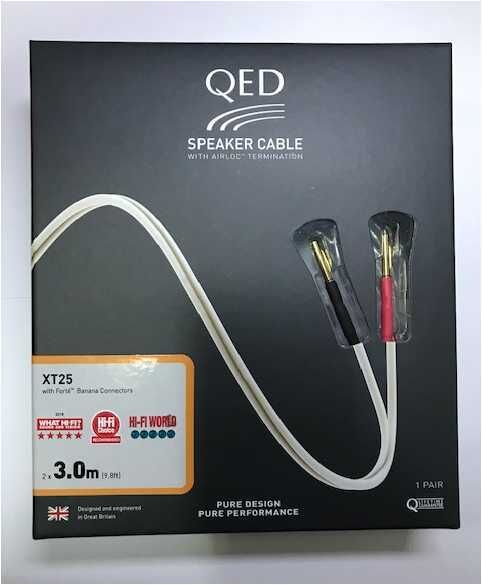 QED XT-25 2.5 mm² Hoparlör Kablosu 3 Metre