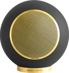 Elipson Planet L Performance Hoparlör (Çift) Matte Black - Gold