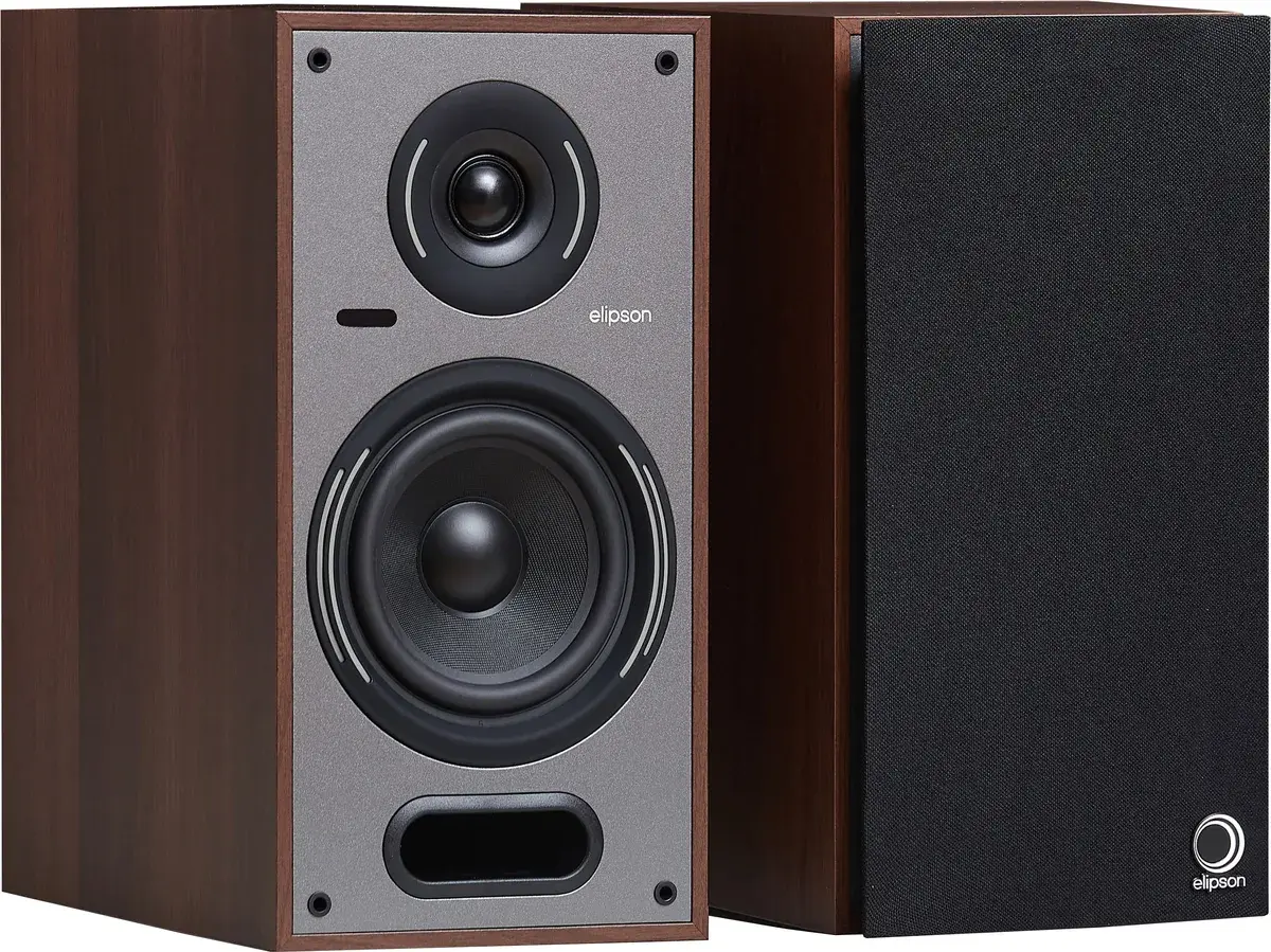 Elipson Horus 6B BT Aktif Hoparlör Walnut - Dark Grey