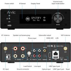 Arylic H50 Wireless Stereo Amplifier