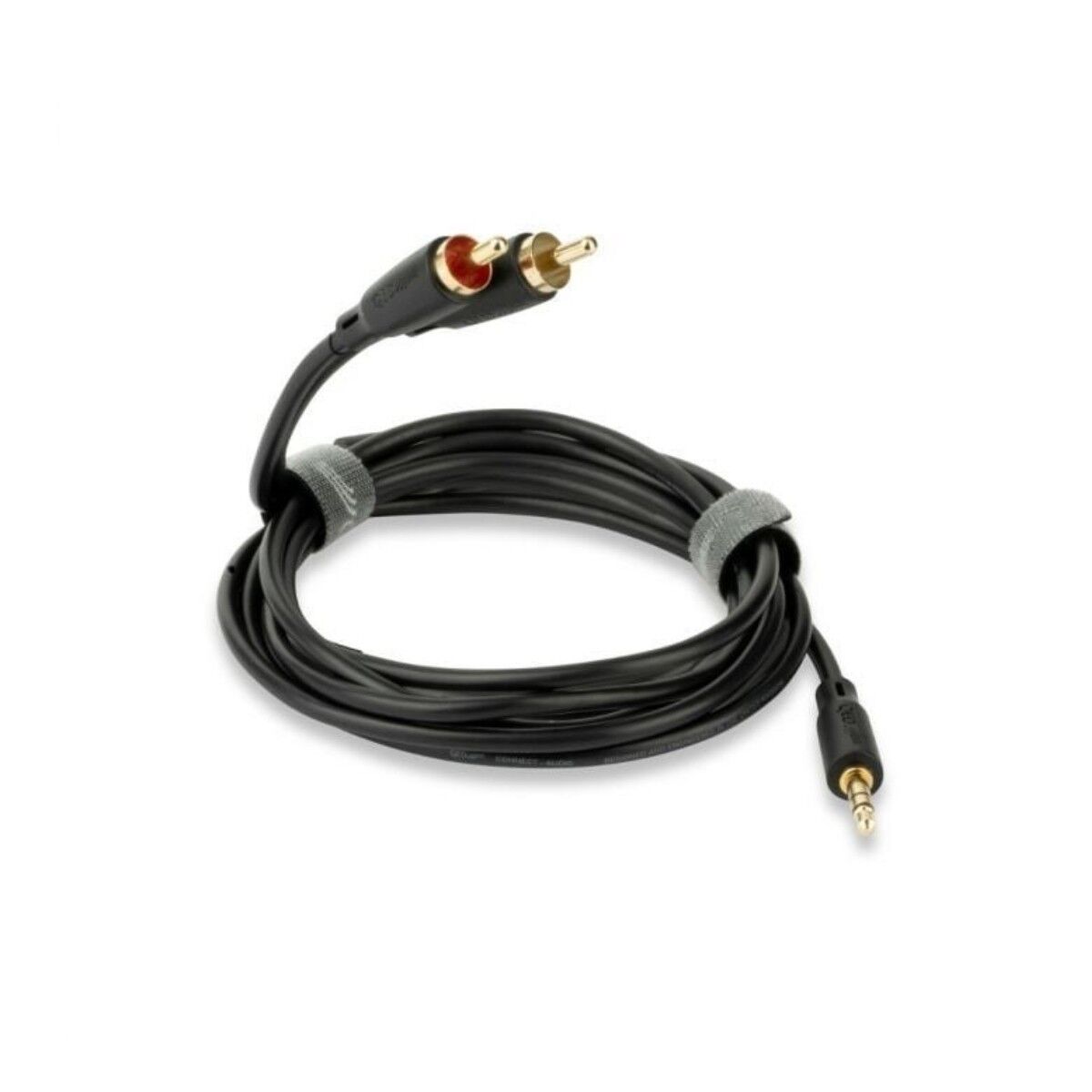 QED QE-8114 Connect 3.5mm Jack - RCA / Bir ucu 3.5mm Diğer ucu RCA Kablo - 1.5 Metre