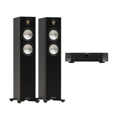 Monitor Audio & Marantz Evde Stadyum Deneyimi Paketi - Cuatro | Hi-Fi Kule Tipi Hoparlör Sistemi