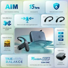 iFi Go Pod Air Kablolu Kulaklıklar için TWS Adaptörü