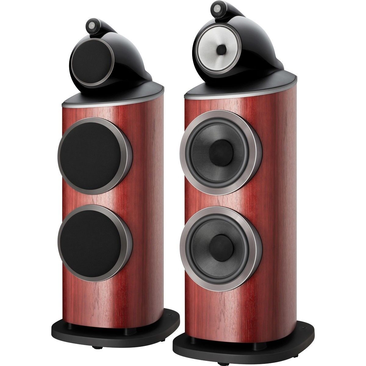 Bowers  Wilkins 801 D4 Kule Tipi Hoparlör Satin Rosenut