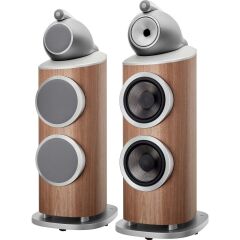 Bowers  Wilkins 801 D4 Kule Tipi Hoparlör Satine Walnut