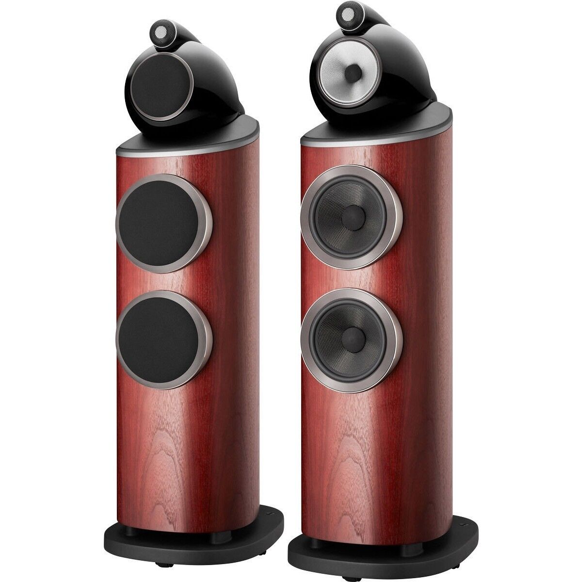 Bowers  Wilkins 803 D4 Kule Tipi Hoparlör Satin Rosenut