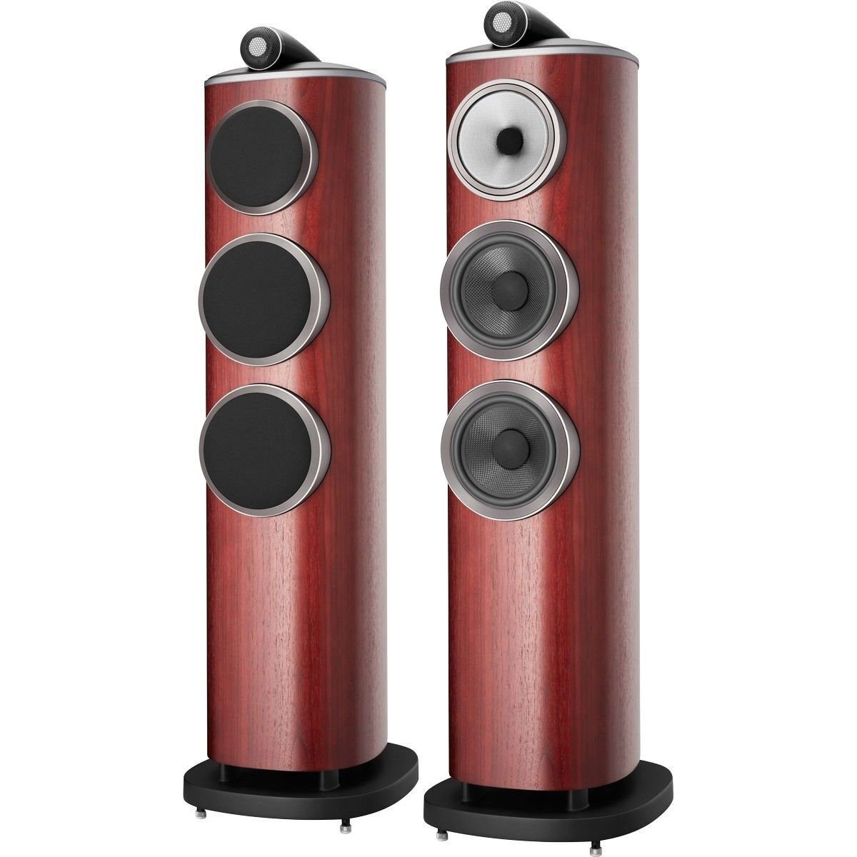 Bowers  Wilkins 804 D4 Kule Tipi Hoparlör Satin Rosenut