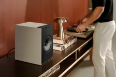 KEF Coda W Kablosuz Raf Tipi Aktif Hoparlör Gri