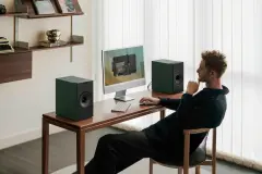 KEF Coda W Kablosuz Raf Tipi Aktif Hoparlör Yosun Yeşili