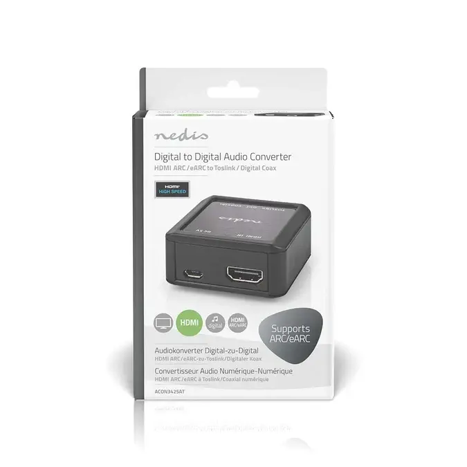 Nedis ACON3425AT HDMI ARC/eARC Digital Audio Converter