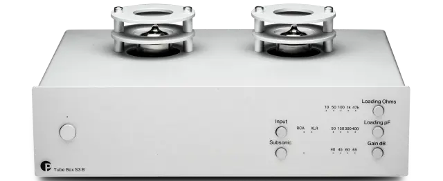 Pro-Ject Tube Box S3 B Pikap Pre Amplisi Silver