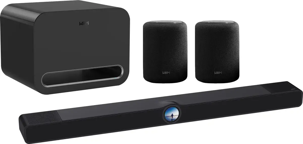 WiiM Bar + WiiM Sub Pro + WiiM Sound + NorStone Stand SoundBar Sistemi Paketi